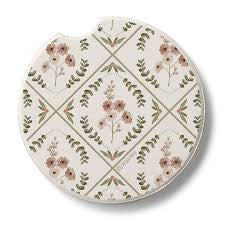 Ceramic Car Coaster - Wildflower Geo