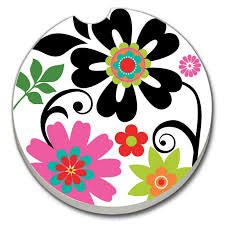 Ceramic Car Coaster - Metro Bold