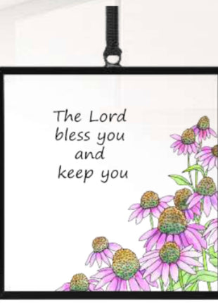 Stained Glass Window Art - The Lord Bless You