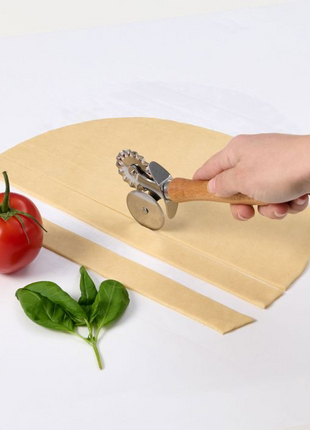 Fantes Double Pastry Ravioli Pasta Dough Cutter Crimper