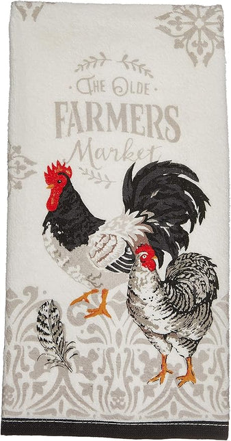 Farmer's Market Rooster Terry Towel