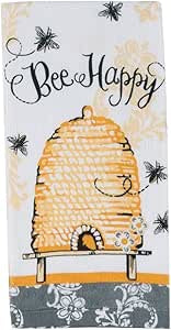 Cotton Terry Towel, 16 by 26-Inch, Queen Bee