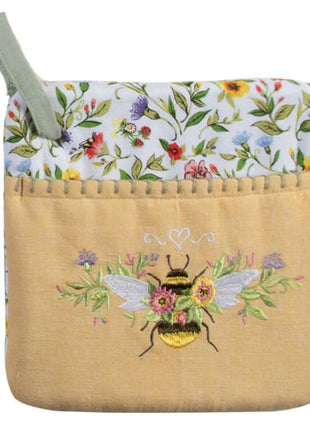 Bee & Floral Pocket Mitt