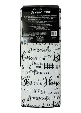 Farmhouse Countertop Drying Mat, 16" x 20"