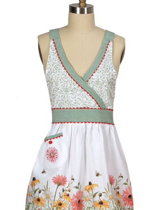 Floral Buzz Hostess Apron