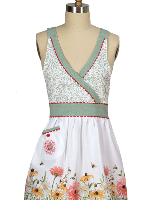 Floral Buzz Hostess Apron