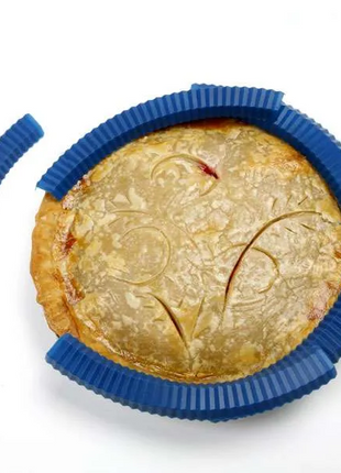 SILICONE PIE CRUST SHIELDS, 5PCS