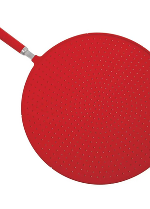 GRIP-EZ SILICONE SPLATTER SCREEN STRAINER, RED