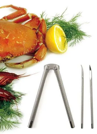 SHELLFISH / NUT CRACKER WITH 4 PICKS