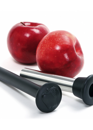 S/S DELUXE APPLE CORER WITH CORE EJECTOR, BLACK