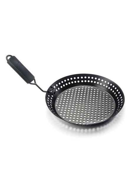 GRILL SKILLET WITH REMOVABLE HANDLE, NON-STICK