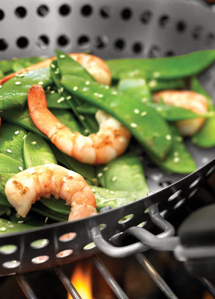 GRILL SKILLET WITH REMOVABLE HANDLE, NON-STICK