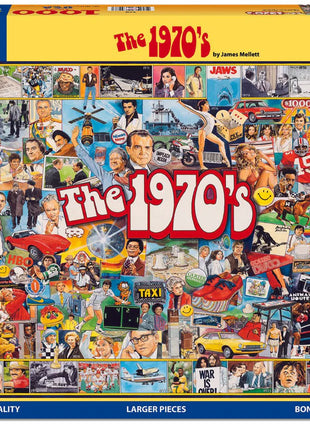 The 1970’s - 1000 Piece Puzzle Larger Pieces