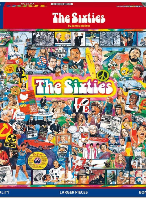 The Sixties - 1000 Piece Puzzle Larger Pieces