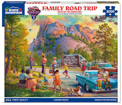 Family Road Trip - 1000 Piece Puzzle Larger Pieces