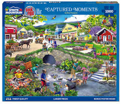 Captured Moments - 1000 Piece Puzzle Larger Pieces