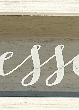 Decorative sign - Blessed