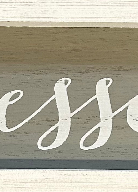 Decorative sign - Blessed