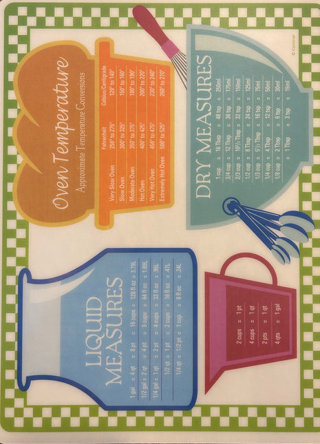 Chop Chop Quick Conversion 1 Pack Flexible Cutting Mat 15 Inch By 11.5 Inch (Copy)