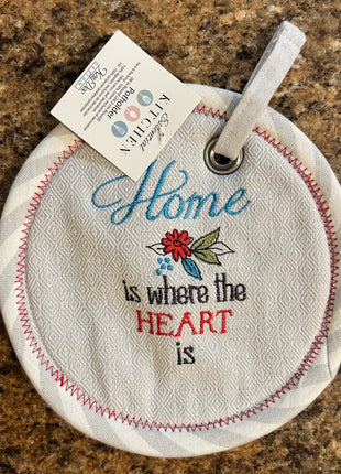 Home Rules Herbal EMB. Potholder