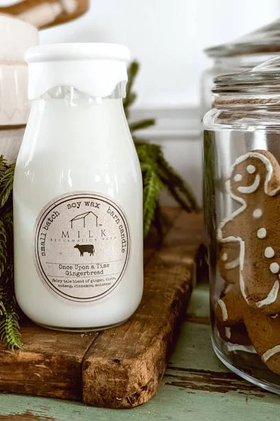 Milk Bottle Candle Once Upon A Time Gingerbread