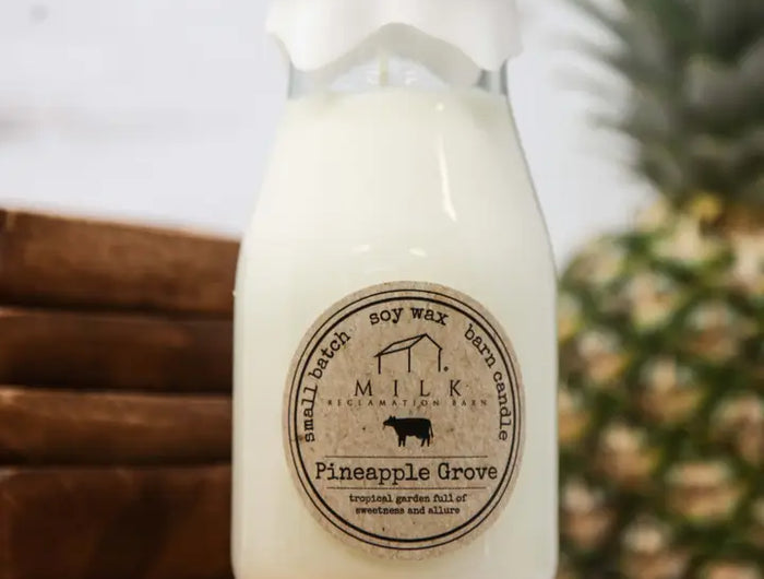 <h1><span style="text-decoration:underline">Milk Bottle Candles</span></h1>