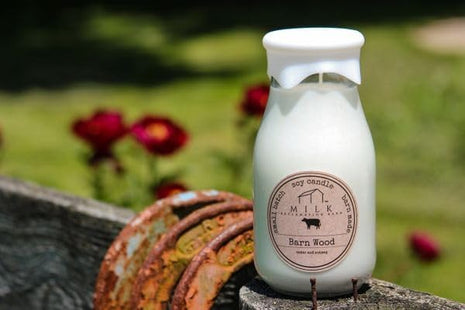 Milk Bottle Candle Suck it up Buttercup