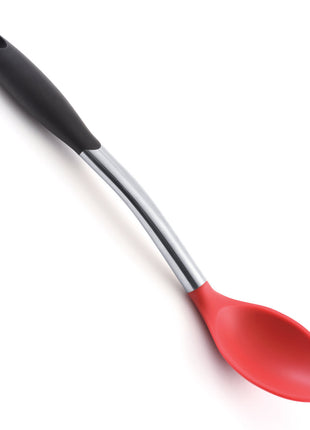 Norpro Grip-EZ Solid Spoon - Silicone and Stainless Steel