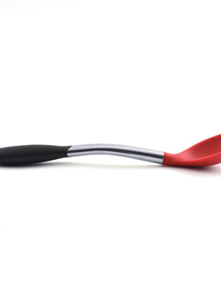 Norpro Grip-EZ Solid Spoon - Silicone and Stainless Steel