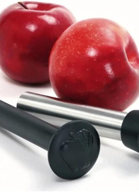 Norpro Stainless Steel Apple Corer with Plunger, Silver