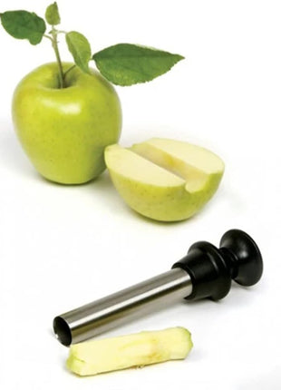 Norpro Stainless Steel Apple Corer with Plunger, Silver