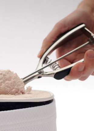 Norpro Stainless Steel Scoop with Santoprene Handle