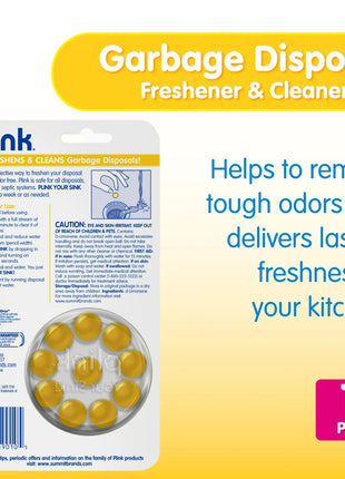 Plink Fresh Lemon Garbage Disposer Cleaner and Deodorizer, 10 Count