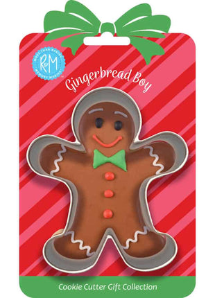 Gingerbread Boy Cookie Cutter 3.75″ Carded