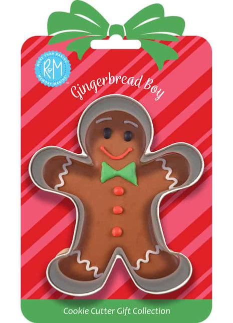 Gingerbread Boy Cookie Cutter 3.75″ Carded