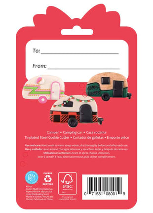 Camper Cookie Cutter 3.75″ Carded