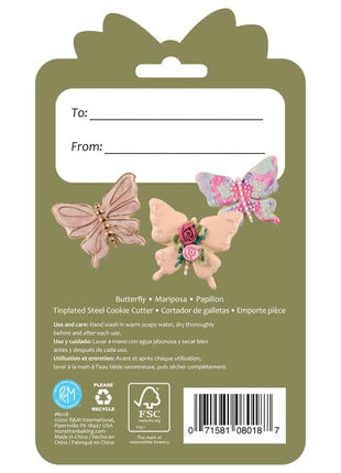 Butterfly Cookie Cutter 3.25″ Carded