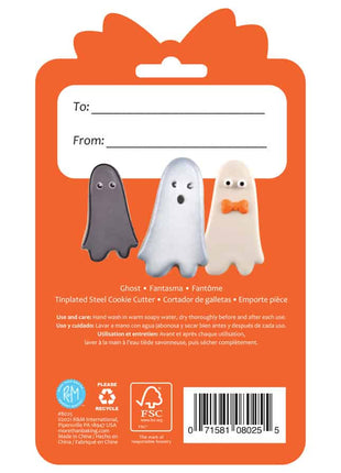 Ghost Cookie Cutter 3.5″ Carded