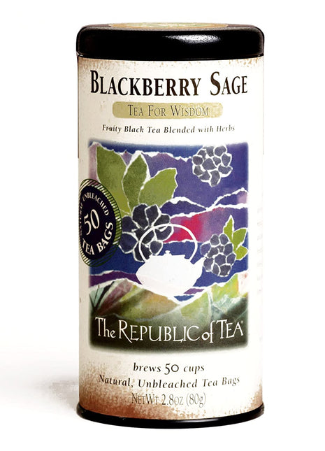 The Republic of Tea Organic Blackberry Sage Tea