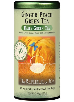 The Republic of Tea Ginger Peach Green Tea