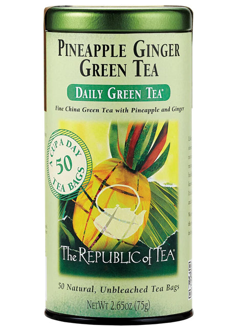 The Republic of Tea Pineapple Ginger Green Tea