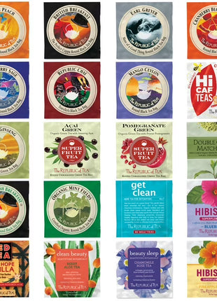 The Republic of Tea (1) Single Bag (Assorted Flavors) Each