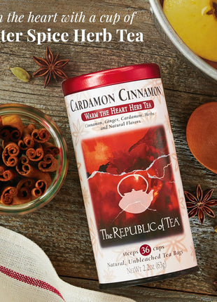 The Republic of Tea Organic Cardamon Cinnamon Tea