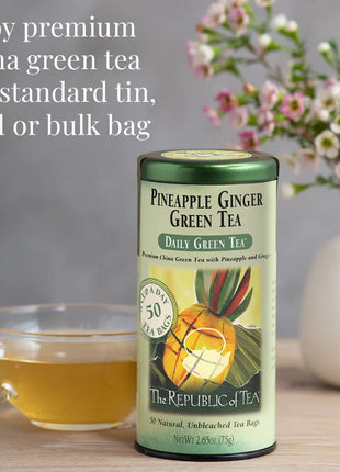 The Republic of Tea Pineapple Ginger Green Tea