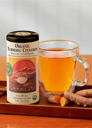 The Republic of Tea Organic Turmeric Cinnamon Tea