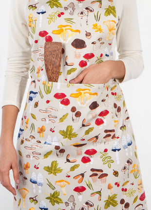 Field Mushrooms Chef Apron