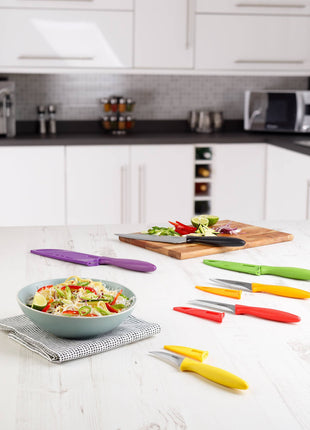 Zyliss 6 Piece Kitchen Knife Value Set with Sheath Covers