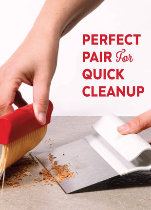 KneadAce Bench Scraper and Baker's Brush