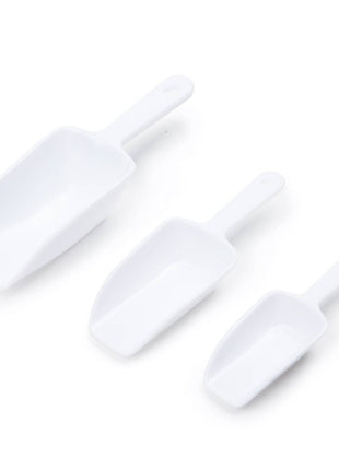 Fox Run 3 Piece Scoop Set, White