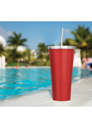 HIC Kitchen Reusable Tumbler Drinking Straws, Set Of 2